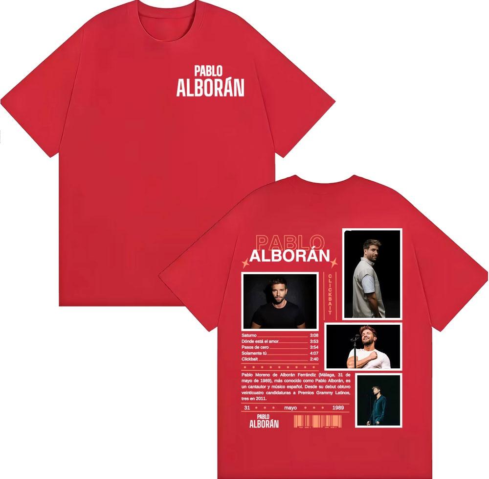 2025Summer Singer Pablo Alboran Clickbait Album Cover Unisex Women Harajuku Hip Hop Street Tshirt Casual Comfortable Loose Tshirt S
2025Summer Singer Pablo Alboran Clickbait Album Cover Unisex Women Harajuku Hip Hop Street Tshirt Casual Comfortable Loose Tshirt S