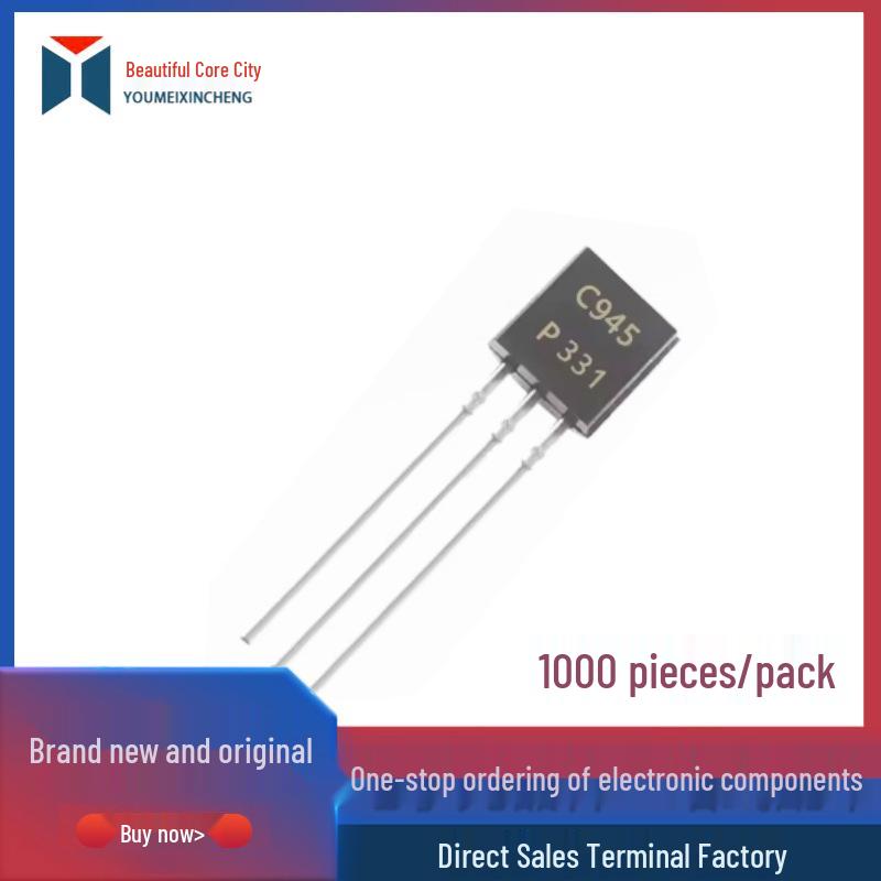 Direct Plug 2SC945 C945 TO-92 NPN Transistor 50V 150mA
Direct Plug 2SC945 C945 TO-92 NPN Transistor 50V 150mA
