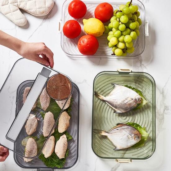 Large Capacity Multi Layers Food Storage Container with Dustproof Lid Food Classification Organization Easy Cleaning Fridge Food Storage Box Triple Layer серый
Large Capacity Multi Layers Food Storage Container with Dustproof Lid Food Classification Organization Easy Cleaning Fridge Food Storage Box Triple Layer серый