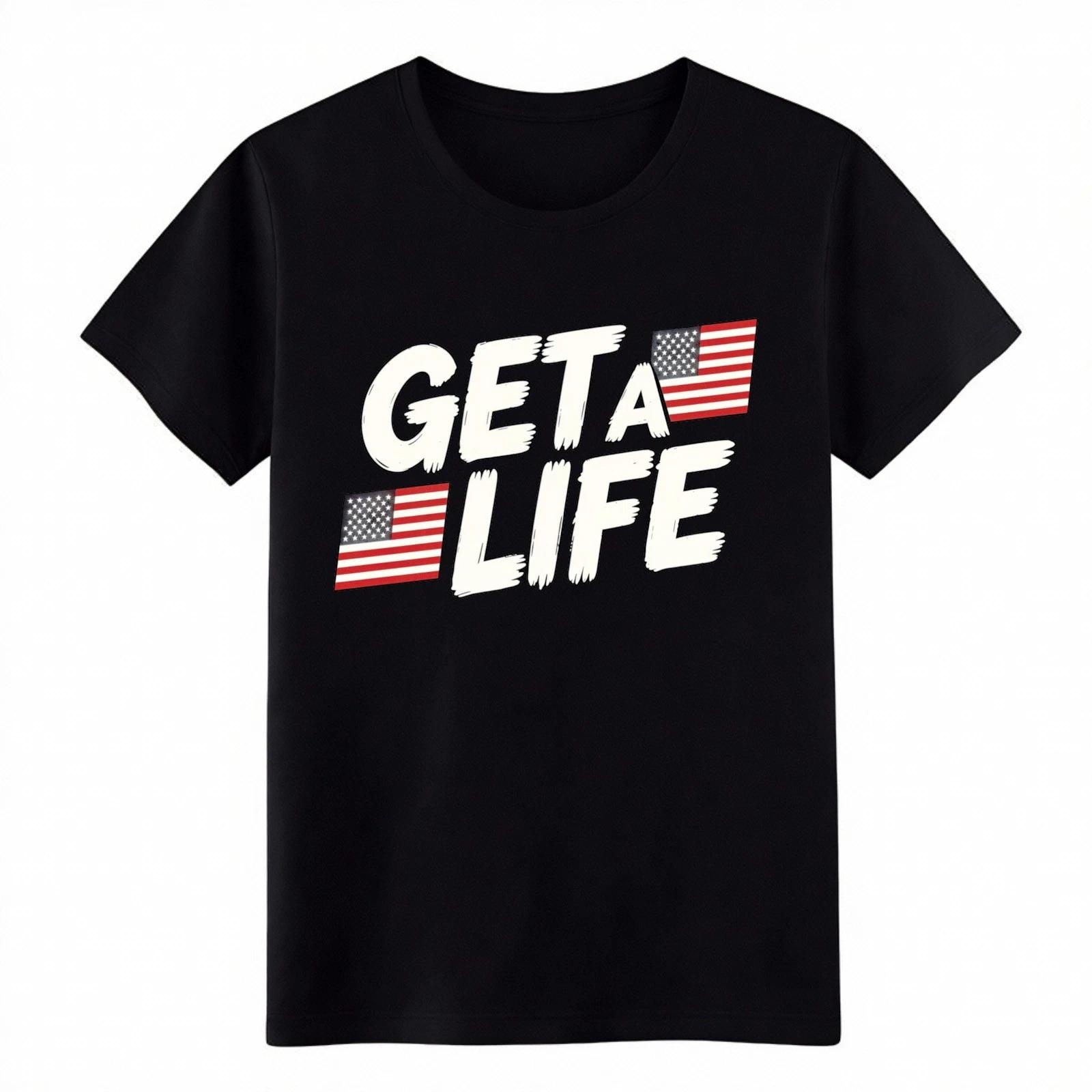 Retro Get A Life Flag Unisex T-Shirt Casual American Streetwear Crew Neck Tee XL
Retro Get A Life Flag Unisex T-Shirt Casual American Streetwear Crew Neck Tee XL