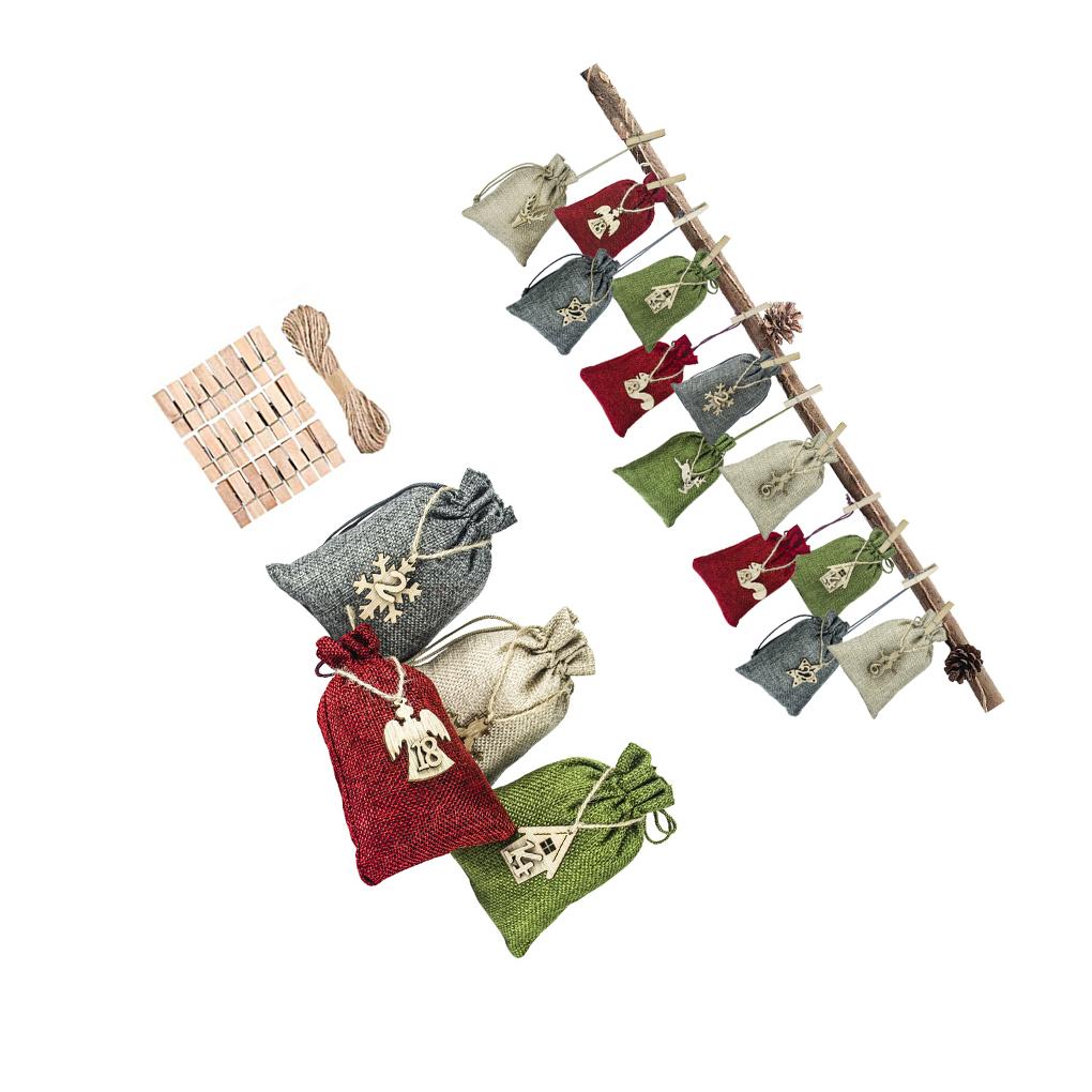 24 Pieces Christmas Drawstring Bag Set Small Interesting DIY Festival Wrapping Pouch Exquisite Holiday Ornament Gift Bags
24 Pieces Christmas Drawstring Bag Set Small Interesting DIY Festival Wrapping Pouch Exquisite Holiday Ornament Gift Bags