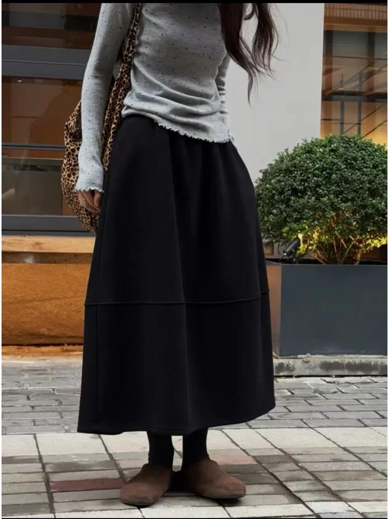 2025 Woolen Plus Velvet Half-Length Skirt with Elastic Waist, Slimming Hip Coverage, Large Hem, 8112# 2XL (70-80 kg)
2025 Woolen Plus Velvet Half-Length Skirt with Elastic Waist, Slimming Hip Coverage, Large Hem, 8112# 2XL (70-80 kg)