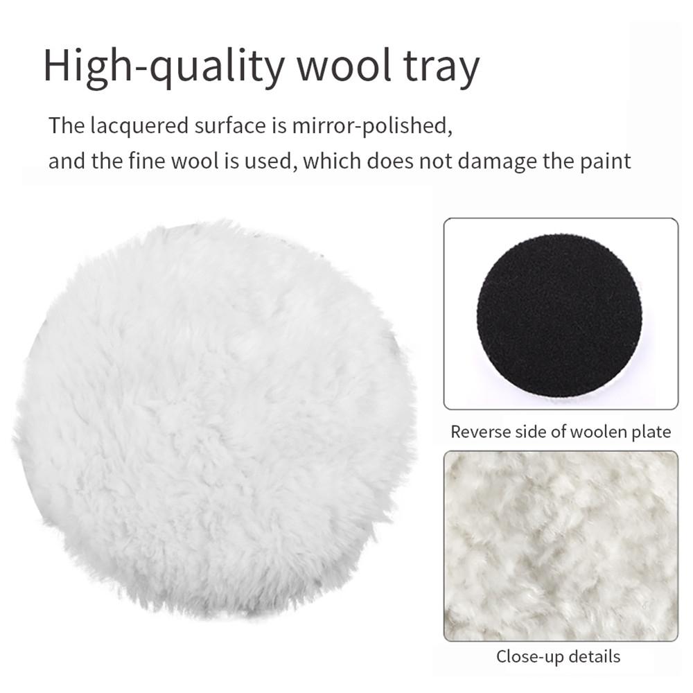 New 7Pcs 7 Car Polishing Pads Woolen Buffer Adhesive Backer Pad Waxing Compound Tool
New 7Pcs 7 Car Polishing Pads Woolen Buffer Adhesive Backer Pad Waxing Compound Tool