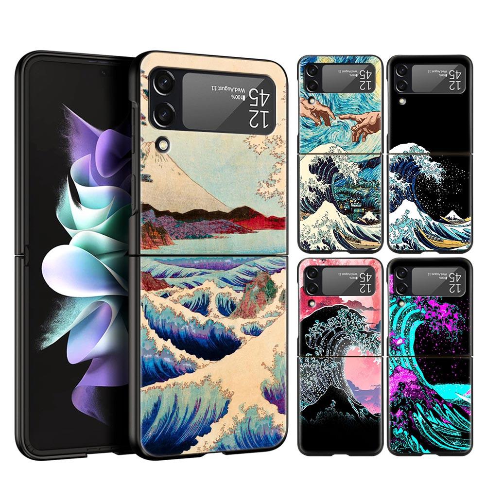 Z Flip 4 Phone Case for Samsung Galaxy Z Flip 3 5G ZFlip3 Flip3 zflip Flip4 Hard PC Cover Golden Great Wave Kanagawa Surf Shell
Z Flip 4 Phone Case for Samsung Galaxy Z Flip 3 5G ZFlip3 Flip3 zflip Flip4 Hard PC Cover Golden Great Wave Kanagawa Surf Shell