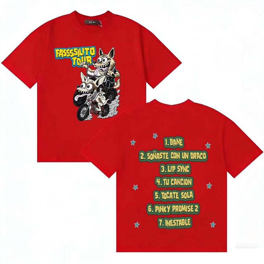 Rapper Lucho Rk La Pantera Fasssilito Tour Music Short Sleeve Unisexs Women Casual Tshrit Oversized Comfort Punk Tshrits Streetwear S
Rapper Lucho Rk La Pantera Fasssilito Tour Music Short Sleeve Unisexs Women Casual Tshrit Oversized Comfort Punk Tshrits Streetwear S