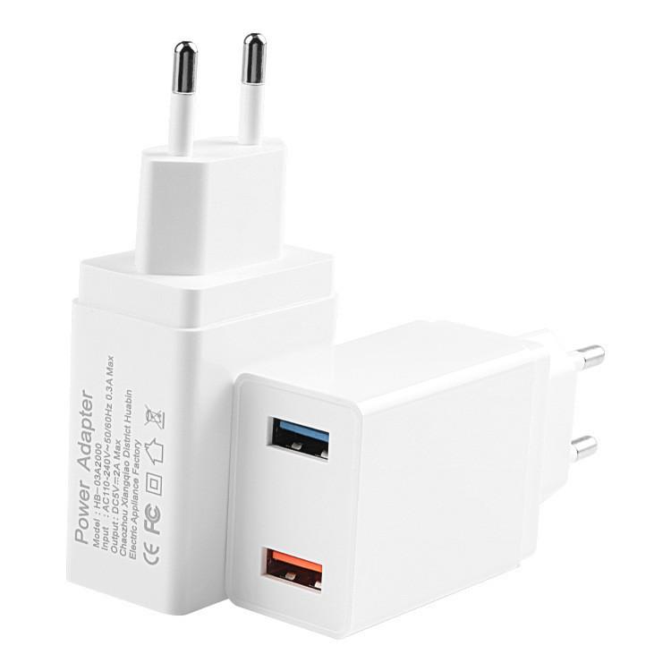 CE Certified Dual USB Mobile Charger 5V 2A EU Adapter CE Certified EU Standard Dual USB білий
CE Certified Dual USB Mobile Charger 5V 2A EU Adapter CE Certified EU Standard Dual USB білий