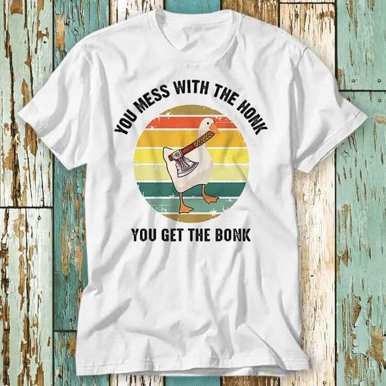 230 Gsm 100% Cotton Mess With The Honk You Get The Bonk T Shirt Top Design Unisex Ladies Mens Tee Retro Fashion Vintage Shirt S910 XXS белый
230 Gsm 100% Cotton Mess With The Honk You Get The Bonk T Shirt Top Design Unisex Ladies Mens Tee Retro Fashion Vintage Shirt S910 XXS белый
