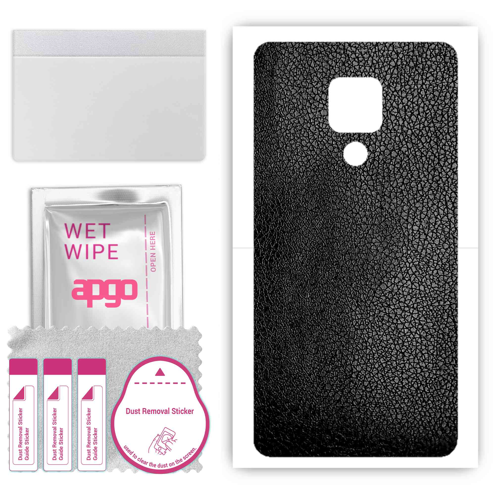 apgo Protective Skin Sticker for the back compatible with Huawei Mate 20 X, Wrap Film, Foil, Vinyl - Pattern Black Leather
apgo Protective Skin Sticker for the back compatible with Huawei Mate 20 X, Wrap Film, Foil, Vinyl - Pattern Black Leather