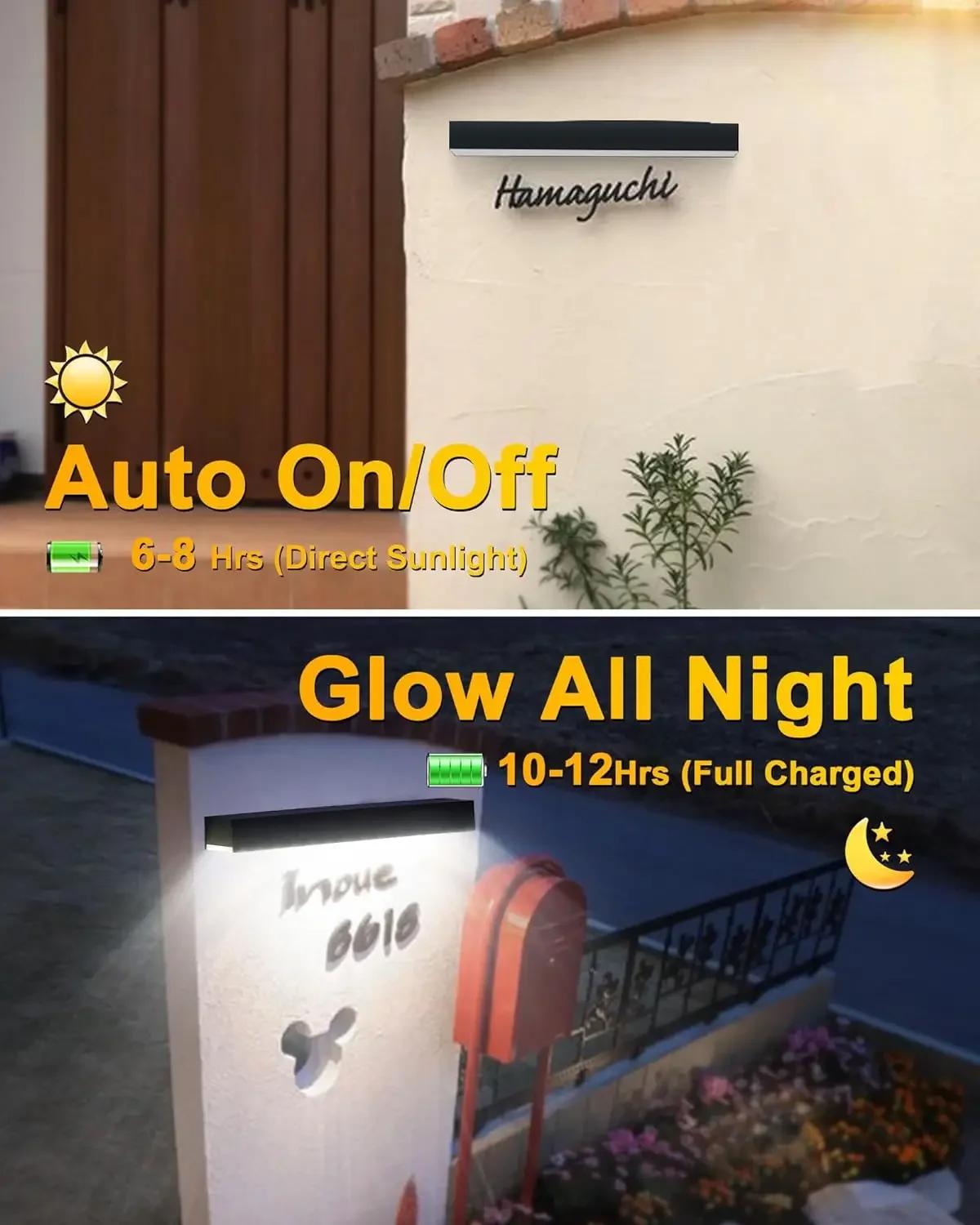Outdoor Solar Sign Light Ultra Bright Address Lights Waterproof 2PCS Wall Lamp LED Garden Decoration Solar House Number Light
Outdoor Solar Sign Light Ultra Bright Address Lights Waterproof 2PCS Wall Lamp LED Garden Decoration Solar House Number Light