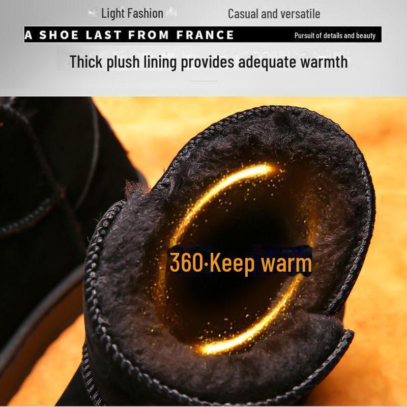 Men s Northeast Snow Boots - Thickened Velvet, Warm Outdoor Winter Cotton Shoes 39, please order one size larger
Men s Northeast Snow Boots - Thickened Velvet, Warm Outdoor Winter Cotton Shoes 39, please order one size larger