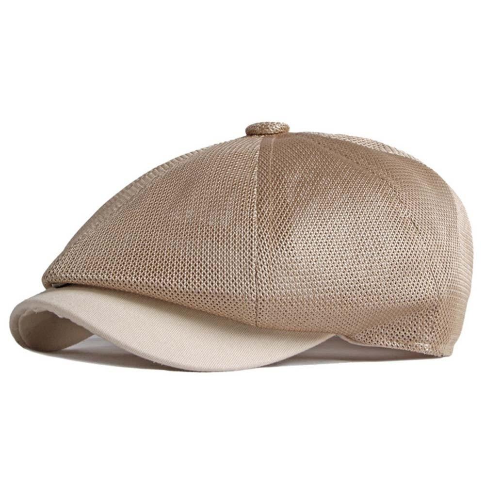 Solid Color Mesh British Beret with Snap Buckle Vintage Gentleman Octagonal Cap Polyester Hollow-Out Sunshade Painter Cap Work хакі
Solid Color Mesh British Beret with Snap Buckle Vintage Gentleman Octagonal Cap Polyester Hollow-Out Sunshade Painter Cap Work хакі