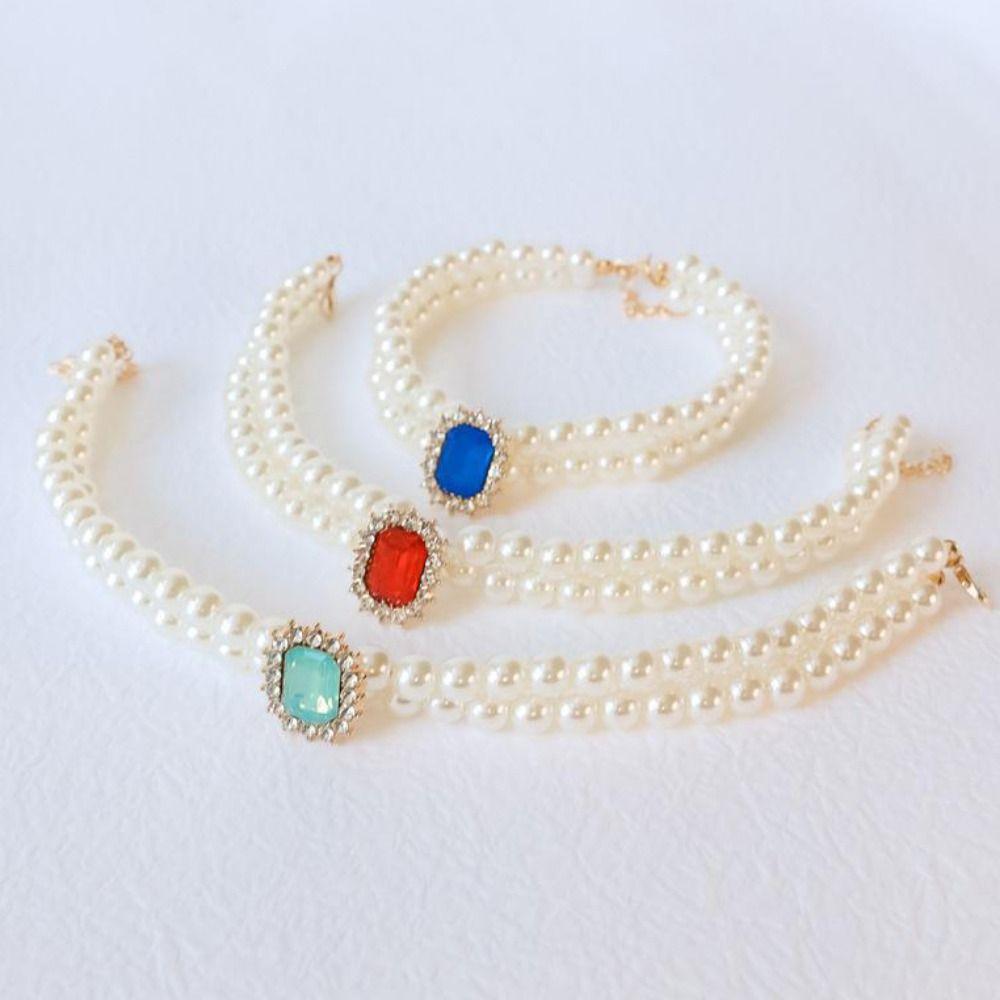 Colorful Pet Pearl Necklace Adjustable Dog Choker Pet Accessories Pearls Dog Collar Photograph
Colorful Pet Pearl Necklace Adjustable Dog Choker Pet Accessories Pearls Dog Collar Photograph