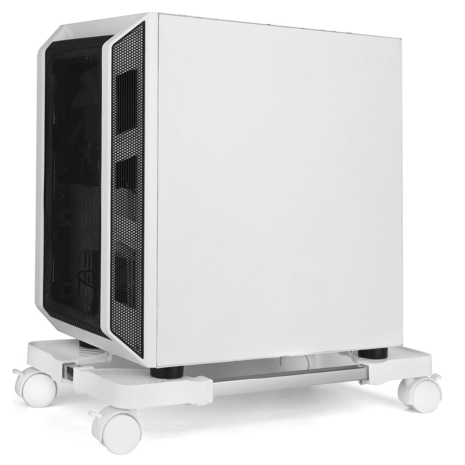 RAYLOVE CPU Adjustable Removable Computer Mainframe Storage Rack with 4 Caster Wheels Suitable for PC Desktop Easy to Replace Cables and Clean Dust
RAYLOVE CPU Adjustable Removable Computer Mainframe Storage Rack with 4 Caster Wheels Suitable for PC Desktop Easy to Replace Cables and Clean Dust