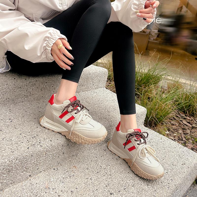 Small inner height increase cowhide women s spring and summer new versatile breathable retro sports and leisure shoes 34
Small inner height increase cowhide women s spring and summer new versatile breathable retro sports and leisure shoes 34