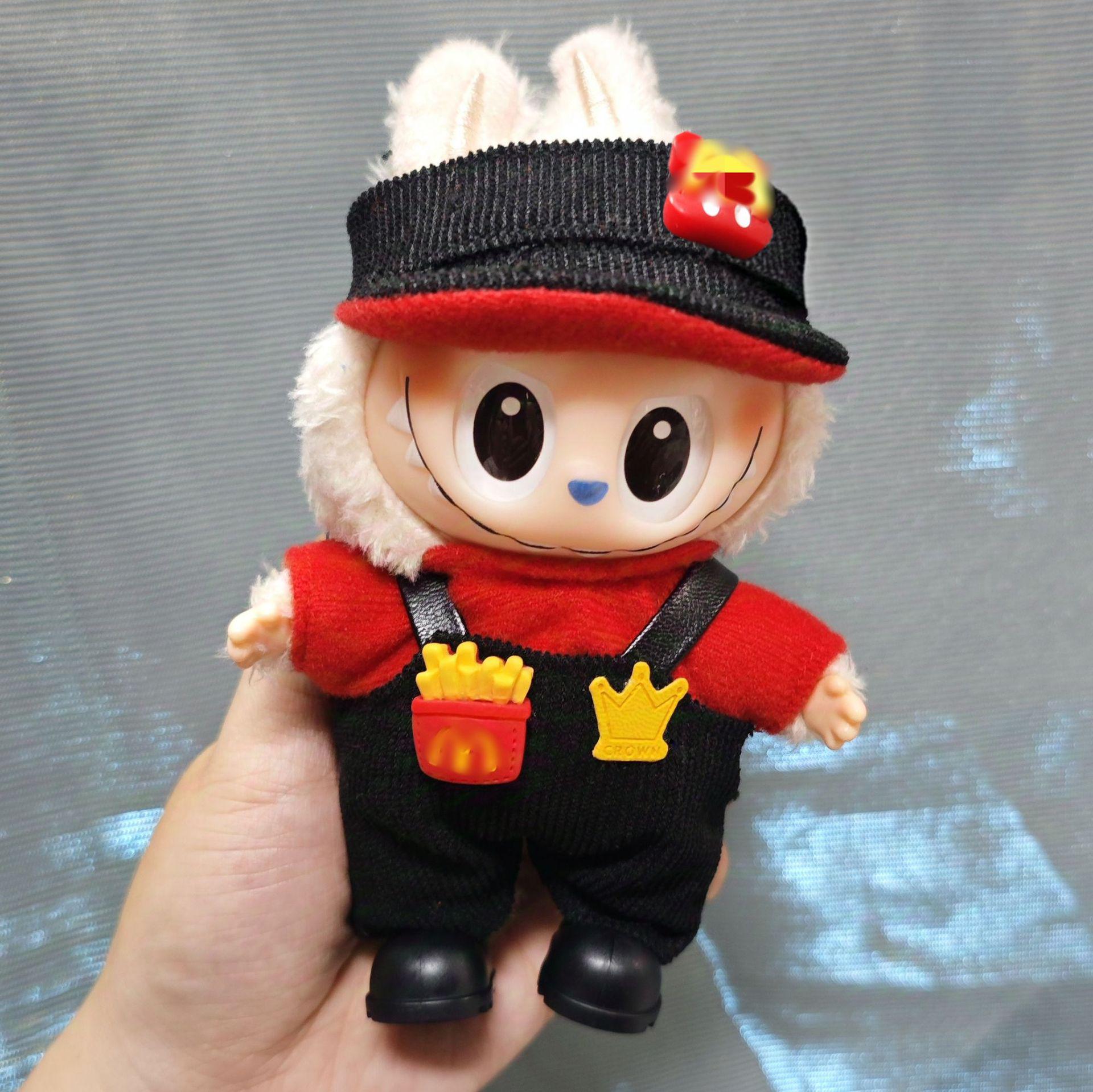 Labubu 17cm Sit-Down Party Doll Clothes Set - First, Second, Third Generation Clothes only, no doll or shoes included
Labubu 17cm Sit-Down Party Doll Clothes Set - First, Second, Third Generation Clothes only, no doll or shoes included