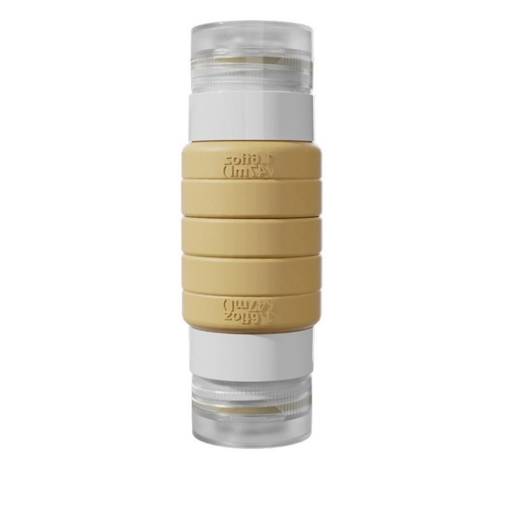 2 in 1 Travel Sub-bottling Silicone Squeeze Bottle Double-Head Travel Bottle Outdoor Activities жовтий
2 in 1 Travel Sub-bottling Silicone Squeeze Bottle Double-Head Travel Bottle Outdoor Activities жовтий