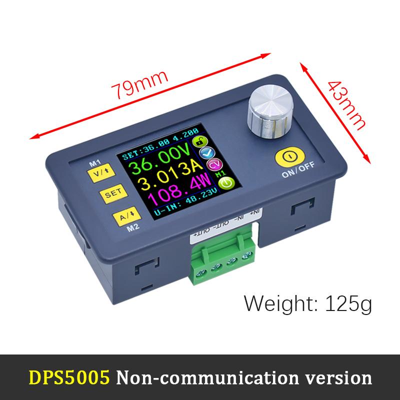 LIZAO DPS5005 50V 5A DC-DC Step-Down Power Supply Module Adjustable Regulated Converter With Communication Voltmeter Display
LIZAO DPS5005 50V 5A DC-DC Step-Down Power Supply Module Adjustable Regulated Converter With Communication Voltmeter Display