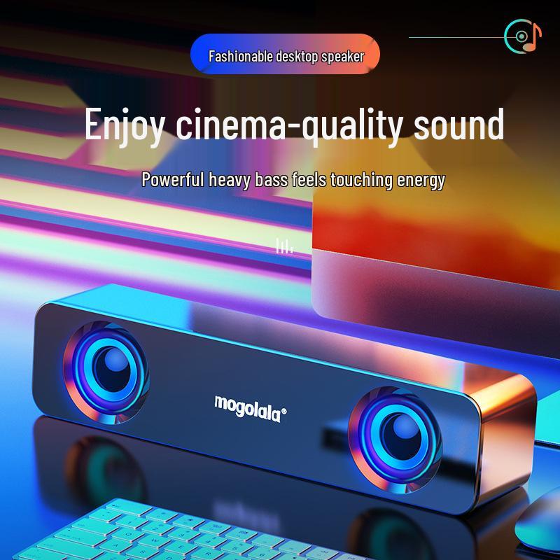 Compact USB Wired Desktop Speakers with Mini Subwoofer Basic (Paper Cone Speaker: Treble) білий
Compact USB Wired Desktop Speakers with Mini Subwoofer Basic (Paper Cone Speaker: Treble) білий