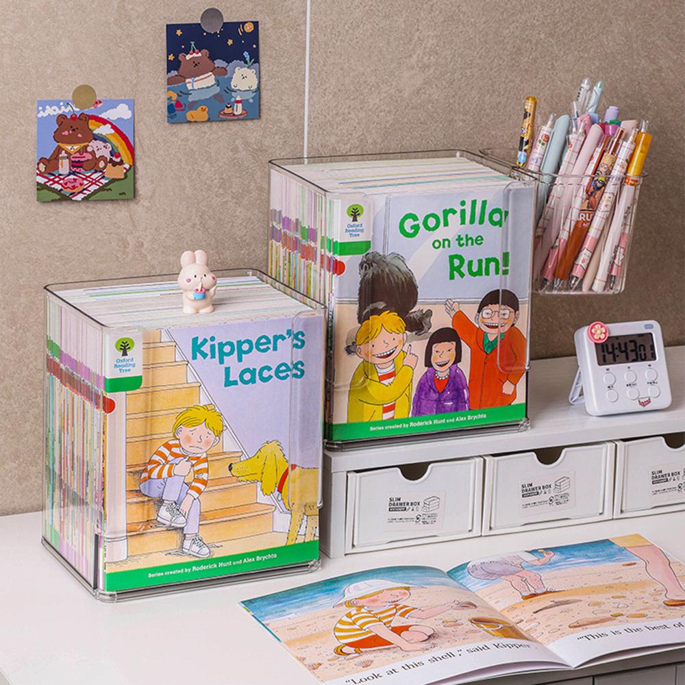 Clear Children s Book Organizer Desktop Bookshelf Storage Box For Picture Books/Desk Organization Type A
Clear Children s Book Organizer Desktop Bookshelf Storage Box For Picture Books/Desk Organization Type A