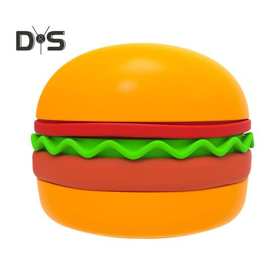 Миска для домашних животных в форме гамбургера, набор из 5 мисок для кормления домашних животных, набор столовых приборов ручной работы для кошек и собак оранжевый