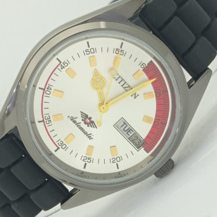 REFURBISHED CITIZEN AUTOMATIC 8200 JAPAN MENS SILVER DIAL WATCH a415241-2 Sku010-a415241
REFURBISHED CITIZEN AUTOMATIC 8200 JAPAN MENS SILVER DIAL WATCH a415241-2 Sku010-a415241