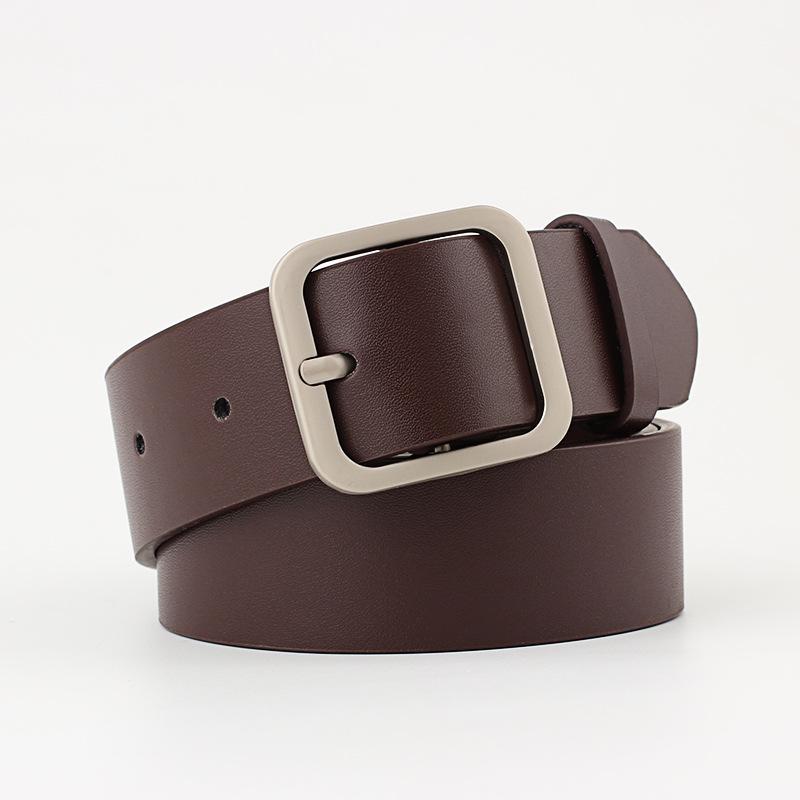 Women s Fashion Leather Belt with Square Buckle - Korean Style Trend Length 110
Women s Fashion Leather Belt with Square Buckle - Korean Style Trend Length 110