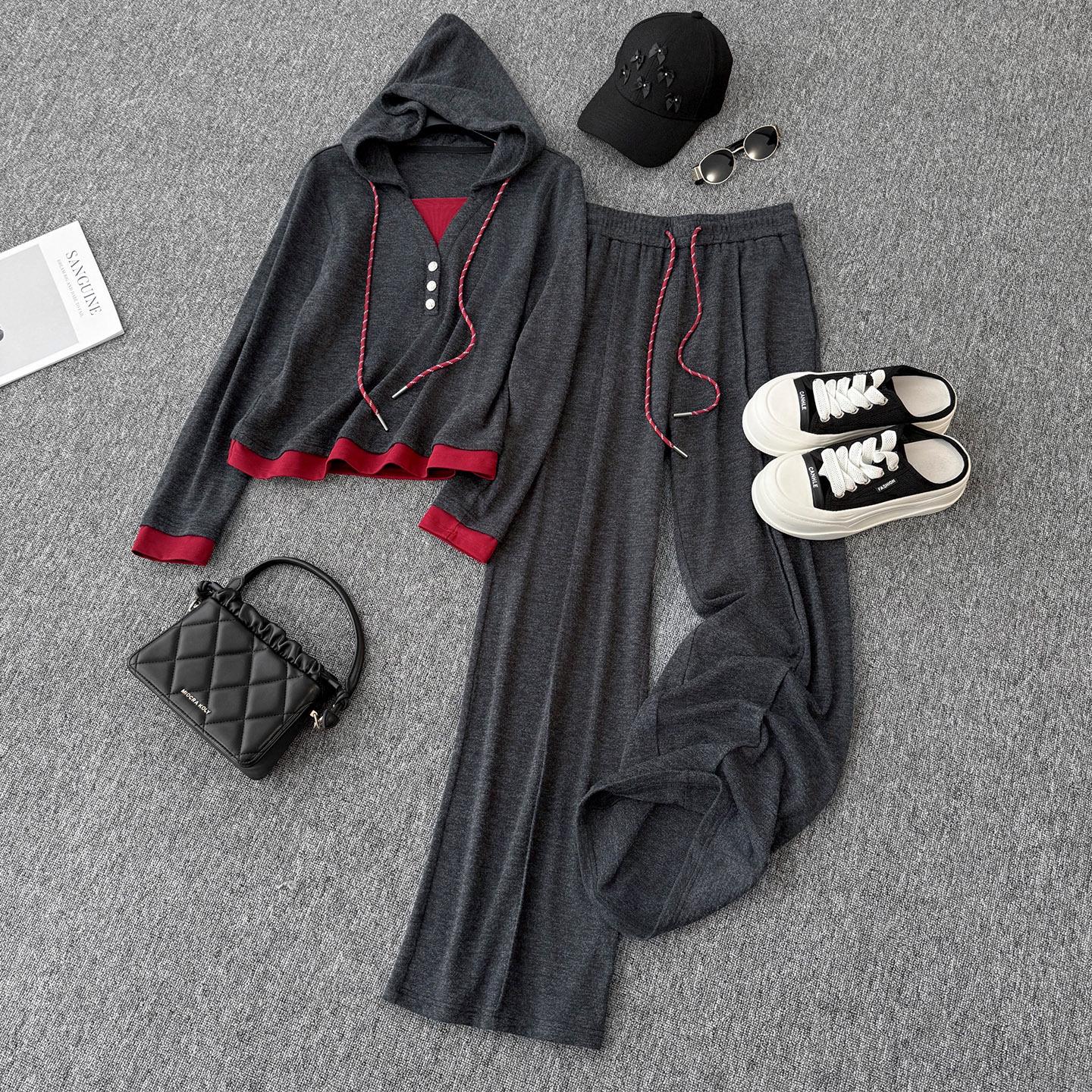 2026 Spring/Autumn Color-Block Hooded Top & Wide-Leg Pants Casual Sportswear Set XXL
2026 Spring/Autumn Color-Block Hooded Top & Wide-Leg Pants Casual Sportswear Set XXL
