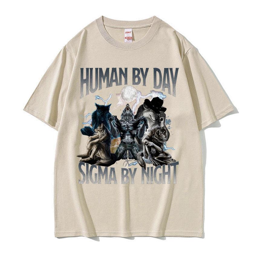 Human By Day Sigma By Night Funny Wolf Meme Tee Shirt Mens Clothing Harajuku Fashion Gothic Cotton Oversized Tshirt Streetwear 4XL
Human By Day Sigma By Night Funny Wolf Meme Tee Shirt Mens Clothing Harajuku Fashion Gothic Cotton Oversized Tshirt Streetwear 4XL