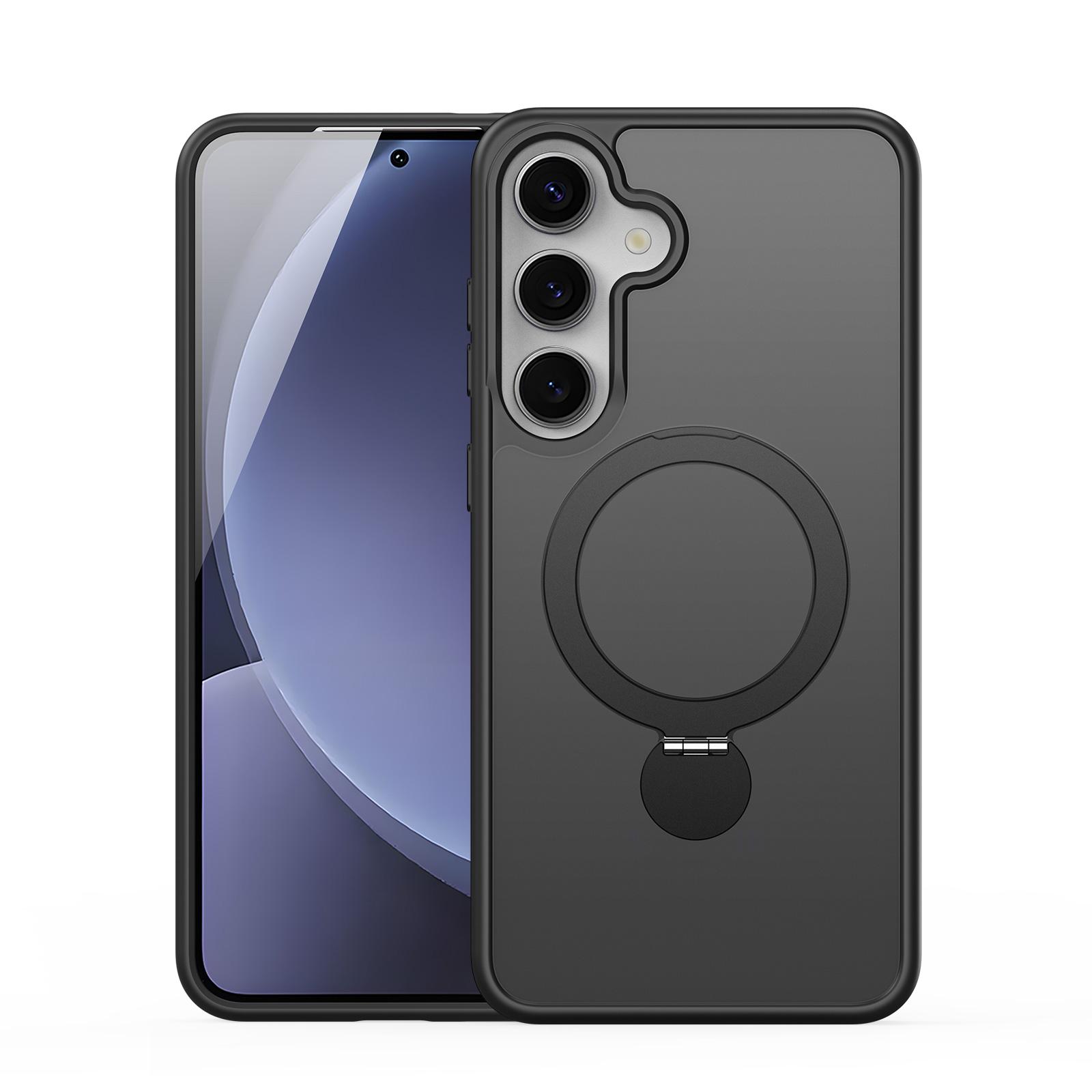 For Samsung Galaxy S25+ Case DUX DUCIS Yind Series PC+TPU Phone Cover Compatible with MagSafe with Kickstand Black
For Samsung Galaxy S25+ Case DUX DUCIS Yind Series PC+TPU Phone Cover Compatible with MagSafe with Kickstand Black