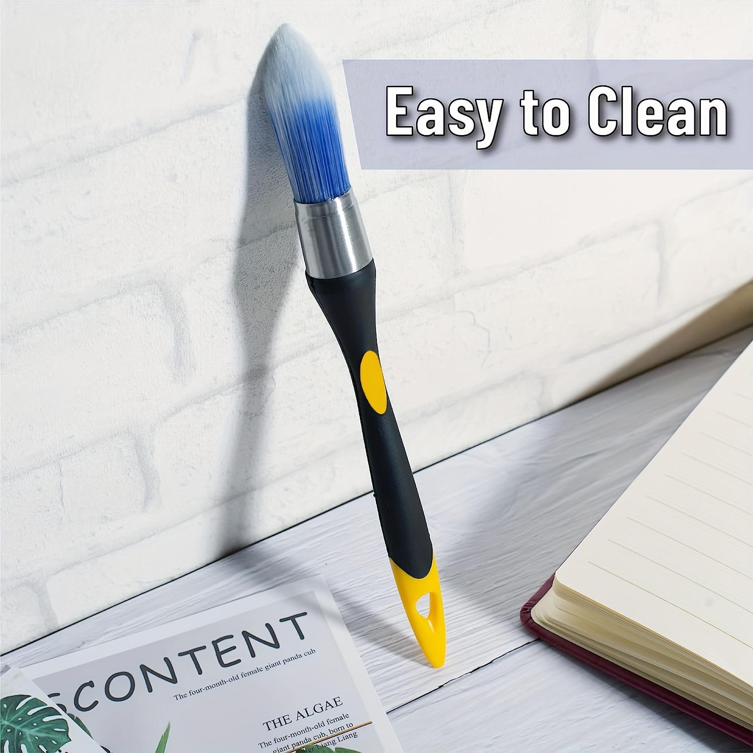 1 шт. кисть с круглой головкой, двухцветная кисть для краски из заостренного шелка, для прокрашивания кромок пазов, разделения цветов, кисть для детализации углов чёрный
1 шт. кисть с круглой головкой, двухцветная кисть для краски из заостренного шелка, для прокрашивания кромок пазов, разделения цветов, кисть для детализации углов чёрный