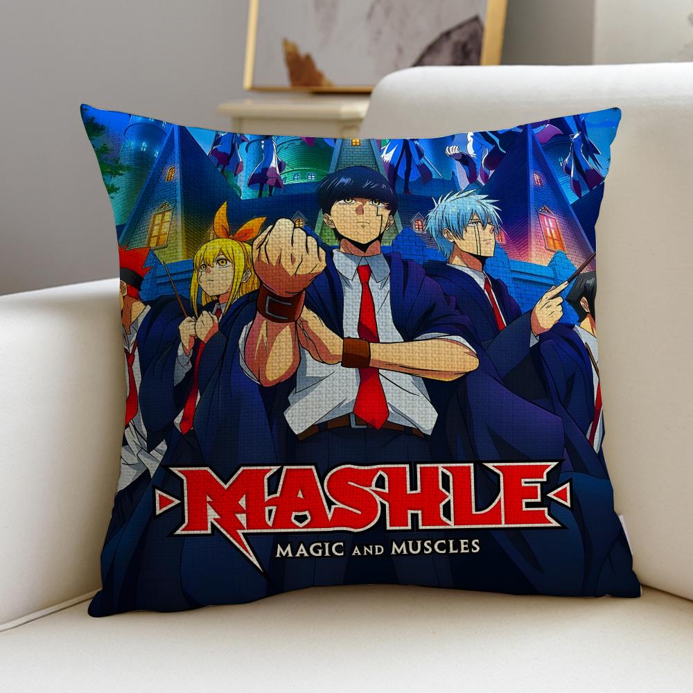 Mashle Magic and MusclesS Cushion Cover Breathable and skinfriendly linen pillowcase square removable and washable cushion 30X30cm
Mashle Magic and MusclesS Cushion Cover Breathable and skinfriendly linen pillowcase square removable and washable cushion 30X30cm