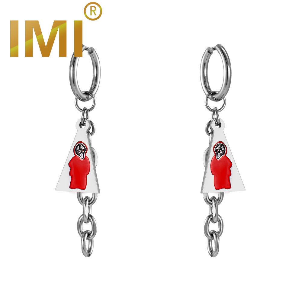 Серьги IMI для Хэллоуина, треугольные брендовые серьги с головой призрака, праздничные серьги из титановой стали, серьги-триллеры
Серьги IMI для Хэллоуина, треугольные брендовые серьги с головой призрака, праздничные серьги из титановой стали, серьги-триллеры