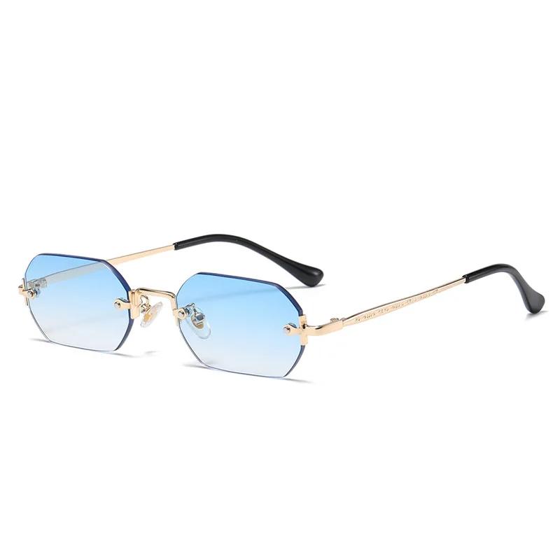 Vintage Rimless Polygon Sunglasses Women Men Luxury Brand Designer Popular Travel Small Frame Sun Glasses Ladies As picture
Vintage Rimless Polygon Sunglasses Women Men Luxury Brand Designer Popular Travel Small Frame Sun Glasses Ladies As picture
