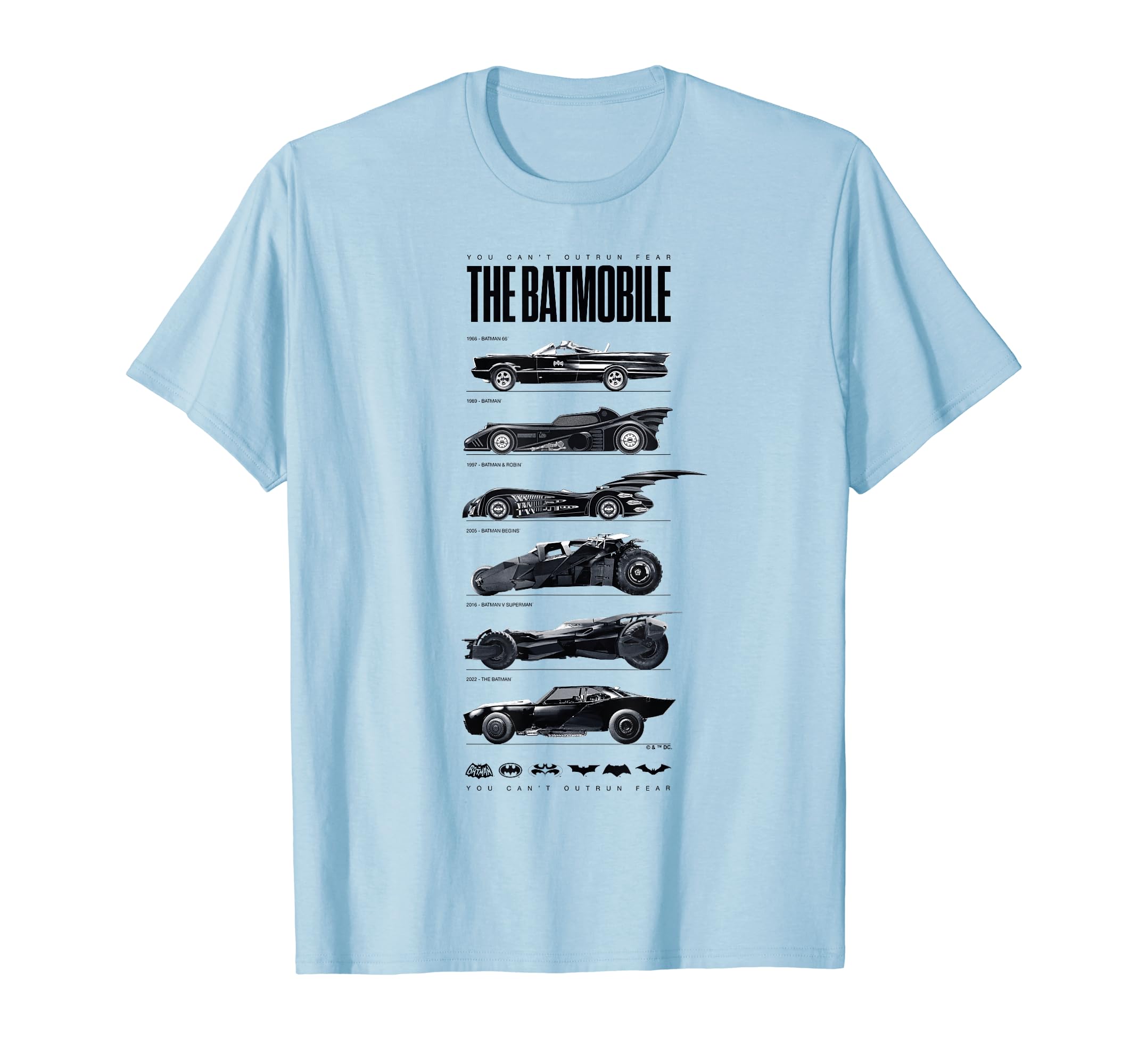 Batman 85th Anniversary Batmobile on Light T-Shirt
Batman 85th Anniversary Batmobile on Light T-Shirt