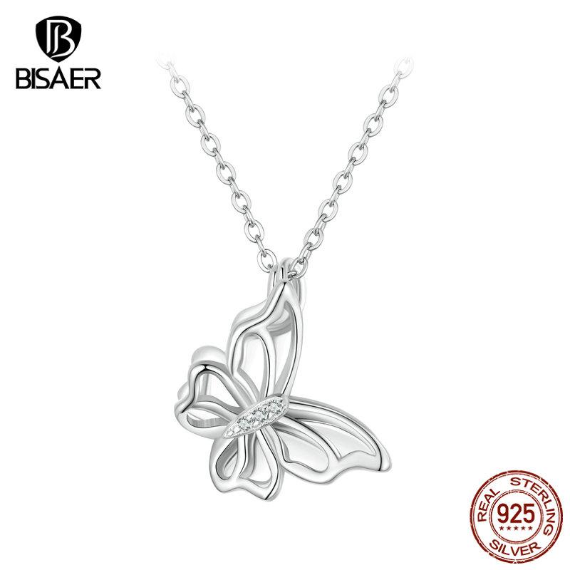 BISAER стерлингового серебра 925 пробы ожерелье с бабочкой кулон милое животное регулируемая цепочка с платиновым покрытием для женщин вечерние ювелирные изделия
BISAER стерлингового серебра 925 пробы ожерелье с бабочкой кулон милое животное регулируемая цепочка с платиновым покрытием для женщин вечерние ювелирные изделия