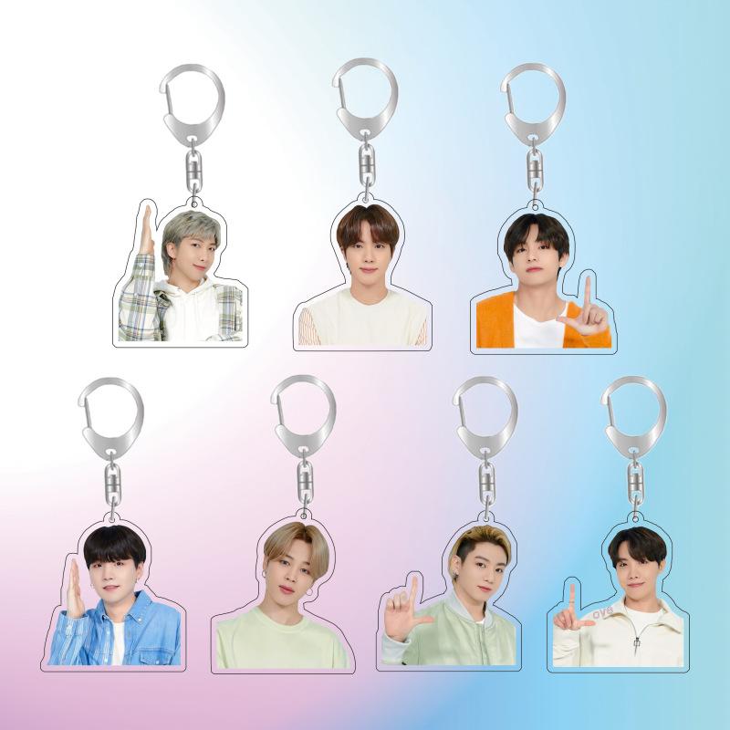 7pcs BTS Casual Style Keychain, Bangtan Boys Photo Keyring, Kpop Idol Bag Pendant for ARMY Fans(Jin RM Suga Jimin V J-Hope Jungkook) 7pcs
7pcs BTS Casual Style Keychain, Bangtan Boys Photo Keyring, Kpop Idol Bag Pendant for ARMY Fans(Jin RM Suga Jimin V J-Hope Jungkook) 7pcs