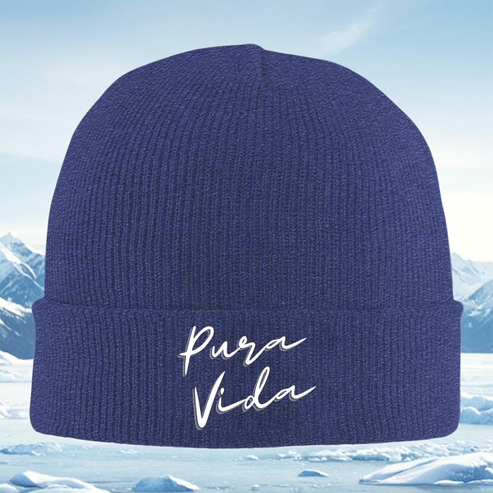 Pura Vida white cursive black background Men Women Unisex Knitted Hat Beanie Pullover Cap Winter Thermal Warm Christmas Outdoor
Pura Vida white cursive black background Men Women Unisex Knitted Hat Beanie Pullover Cap Winter Thermal Warm Christmas Outdoor