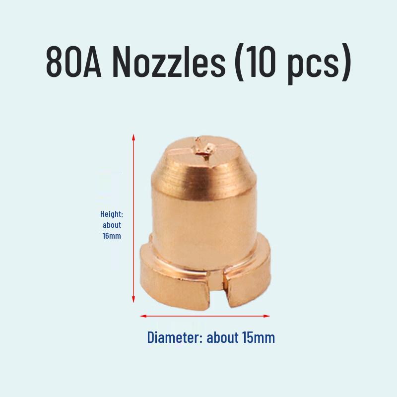Plasma Cutter 80A Nozzle (10-pack)
Plasma Cutter 80A Nozzle (10-pack)