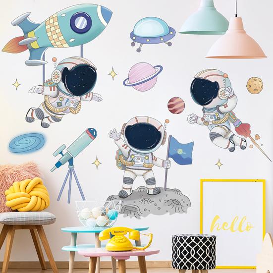 1 Set Spaceman Pattern Wall Stickers Fadeless PVC High Durability Background Sticker for Bedroom
1 Set Spaceman Pattern Wall Stickers Fadeless PVC High Durability Background Sticker for Bedroom