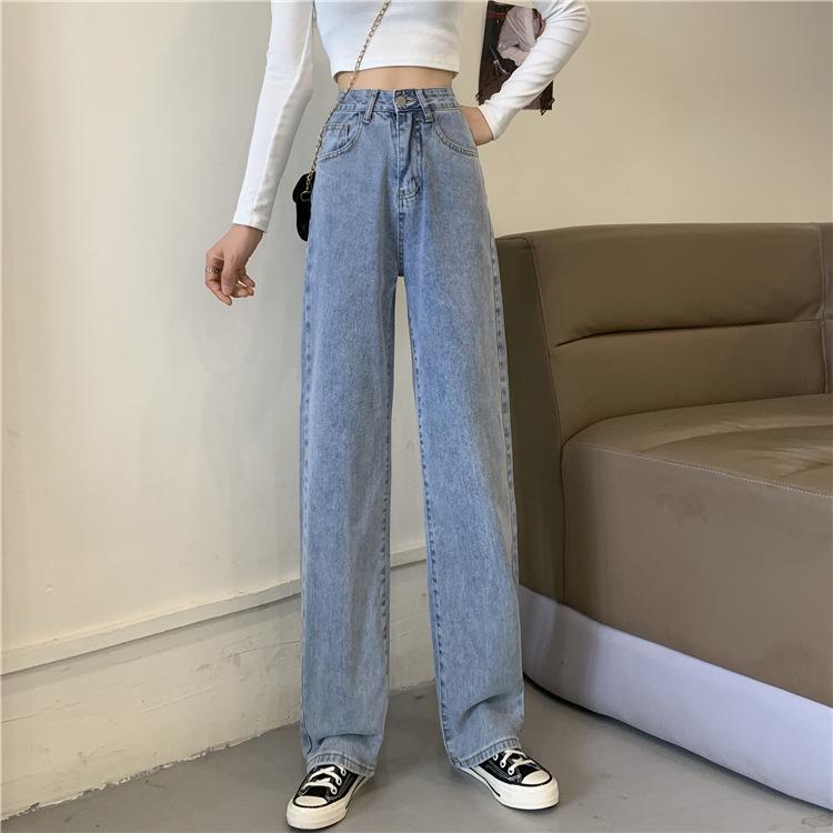 High Waist Slim Wide-Leg Jeans for Petite Women - Autumn Style 4XL світло-синій колір
High Waist Slim Wide-Leg Jeans for Petite Women - Autumn Style 4XL світло-синій колір