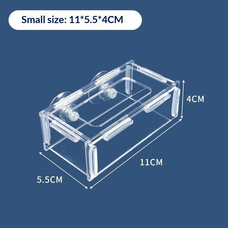 Hanging Acrylic Fish Tank Feeder Anti Drifting Aquarium Feed Feeder Fixed-point Fish Food Feeder Aquatic Aquarium Accessories
Hanging Acrylic Fish Tank Feeder Anti Drifting Aquarium Feed Feeder Fixed-point Fish Food Feeder Aquatic Aquarium Accessories