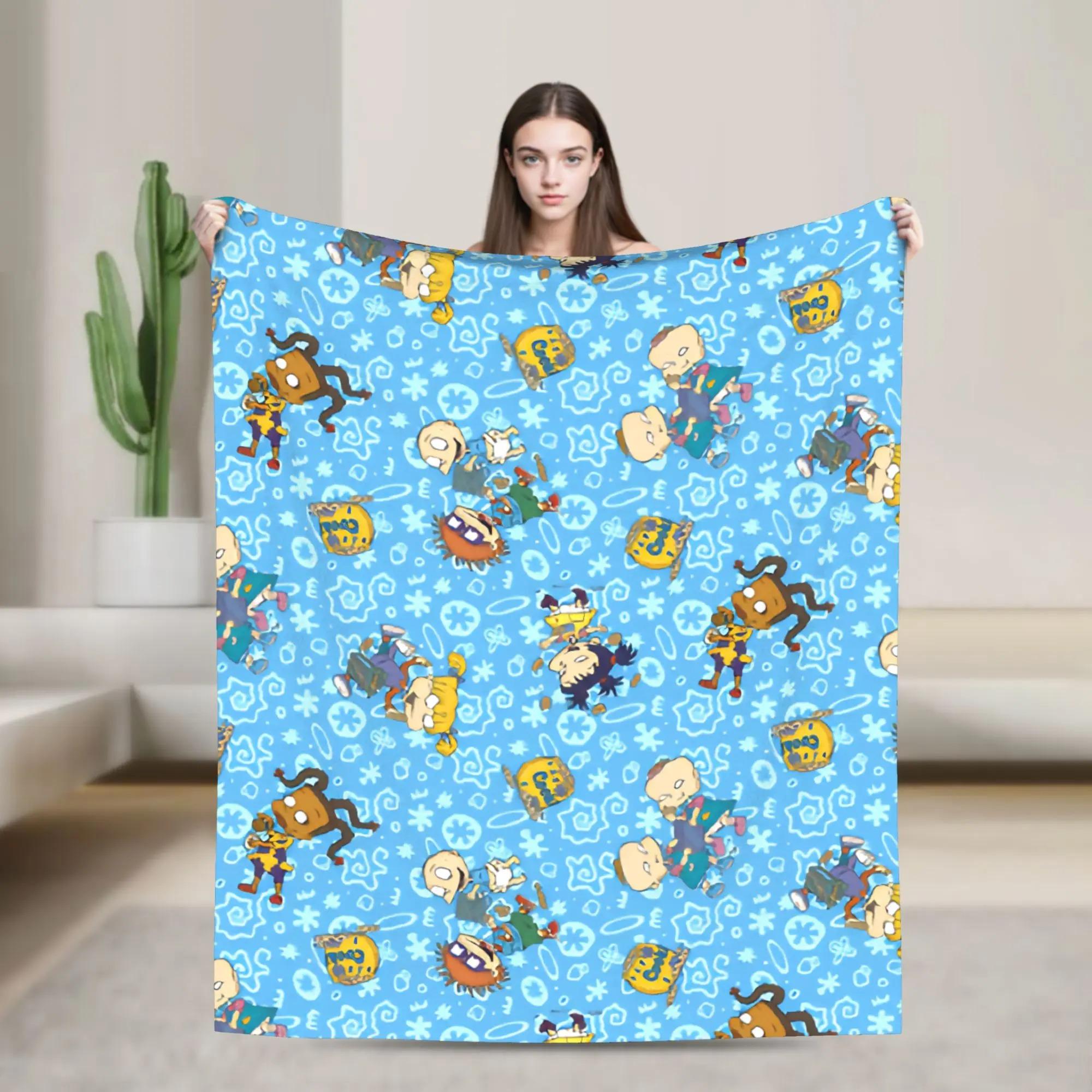 Rugrats Playful Character Blankets Warm Soft Plush Throw Blanket For Couch Chair Airplane Travel Flannel Bedspread Bed Cover 70x100cm білий
Rugrats Playful Character Blankets Warm Soft Plush Throw Blanket For Couch Chair Airplane Travel Flannel Bedspread Bed Cover 70x100cm білий