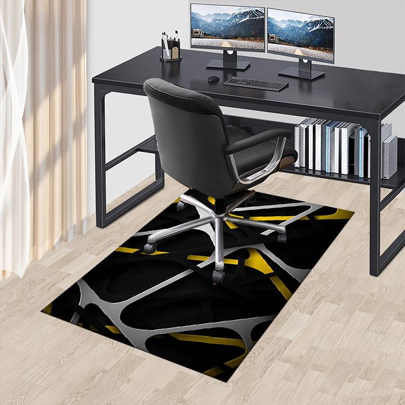 1pc Anime Cartoon Design Office Chair Mat - Black, Yellow & White Abstract Pattern - Non-Slip Carpet for Home Decor, Gaming Room, Living Room, Bedroom 60cm by 90cm
1pc Anime Cartoon Design Office Chair Mat - Black, Yellow & White Abstract Pattern - Non-Slip Carpet for Home Decor, Gaming Room, Living Room, Bedroom 60cm by 90cm