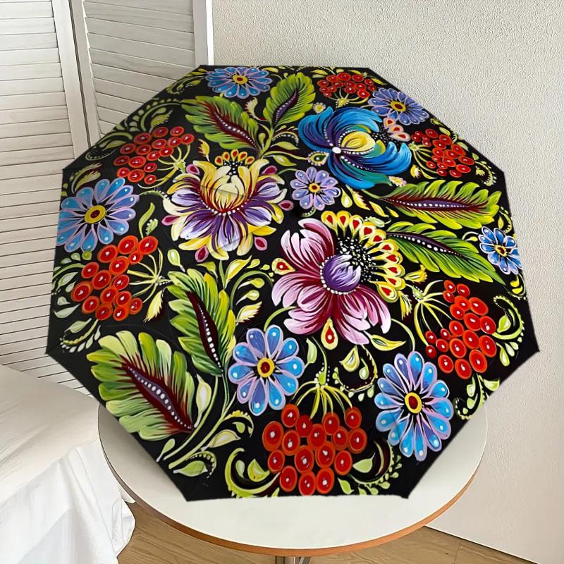 1pc Colorful Floral Mandala Design Umbrella with Plastic Handle,Suitable for All Seasons Home Travel Outdoor UmbrellaDD1179
1pc Colorful Floral Mandala Design Umbrella with Plastic Handle,Suitable for All Seasons Home Travel Outdoor UmbrellaDD1179