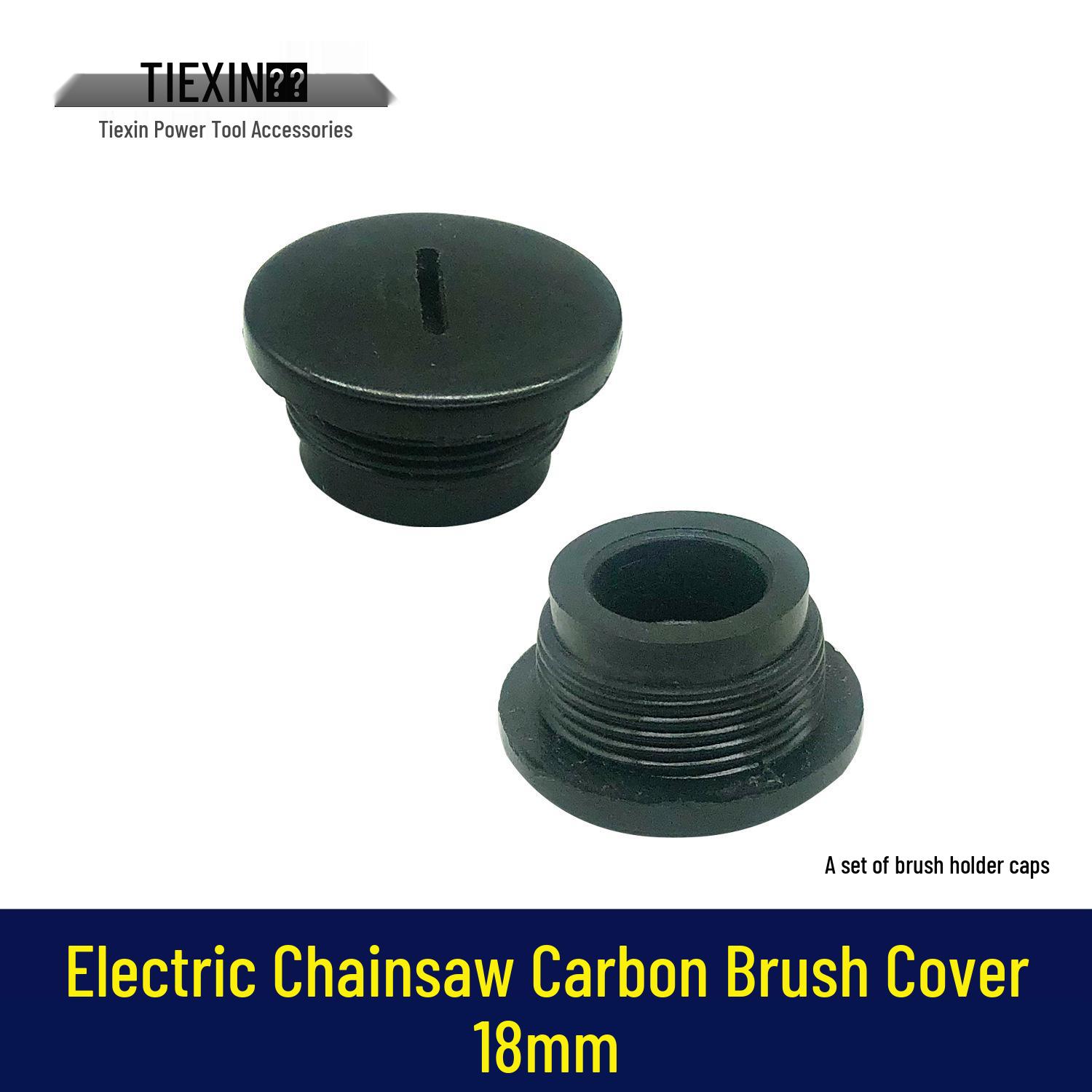Electric Chainsaw Carbon Brush Cover, 18MM Thread, Power Tool Plastic Holder (Model 01631)
Electric Chainsaw Carbon Brush Cover, 18MM Thread, Power Tool Plastic Holder (Model 01631)