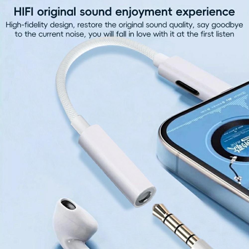 Type-C to 8 Pin+3.5mm 2-in-1 Adapter Cable Audio Converter Nylon Braided Wire As Shown A
Type-C to 8 Pin+3.5mm 2-in-1 Adapter Cable Audio Converter Nylon Braided Wire As Shown A