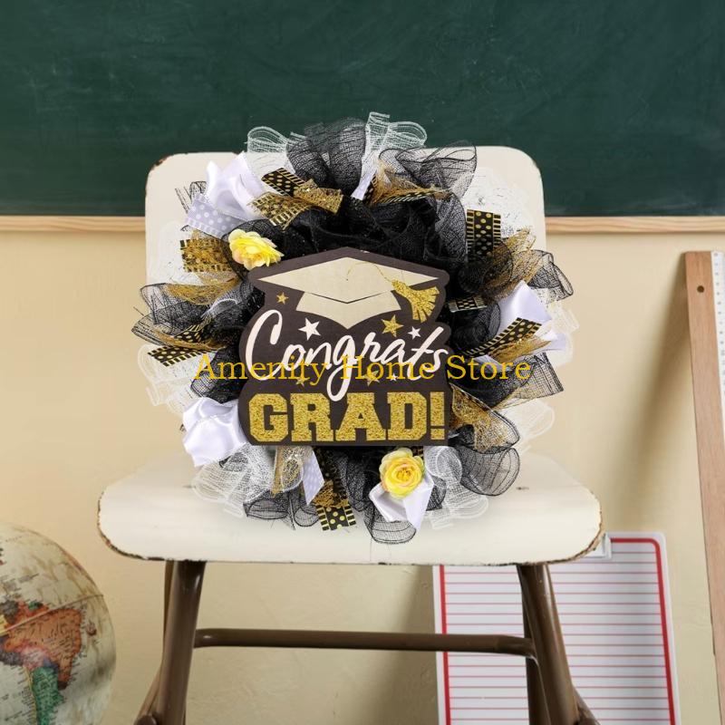 F26C Graduation Wreath with Congrats Sign for Front Door Wall China Mainland
F26C Graduation Wreath with Congrats Sign for Front Door Wall China Mainland