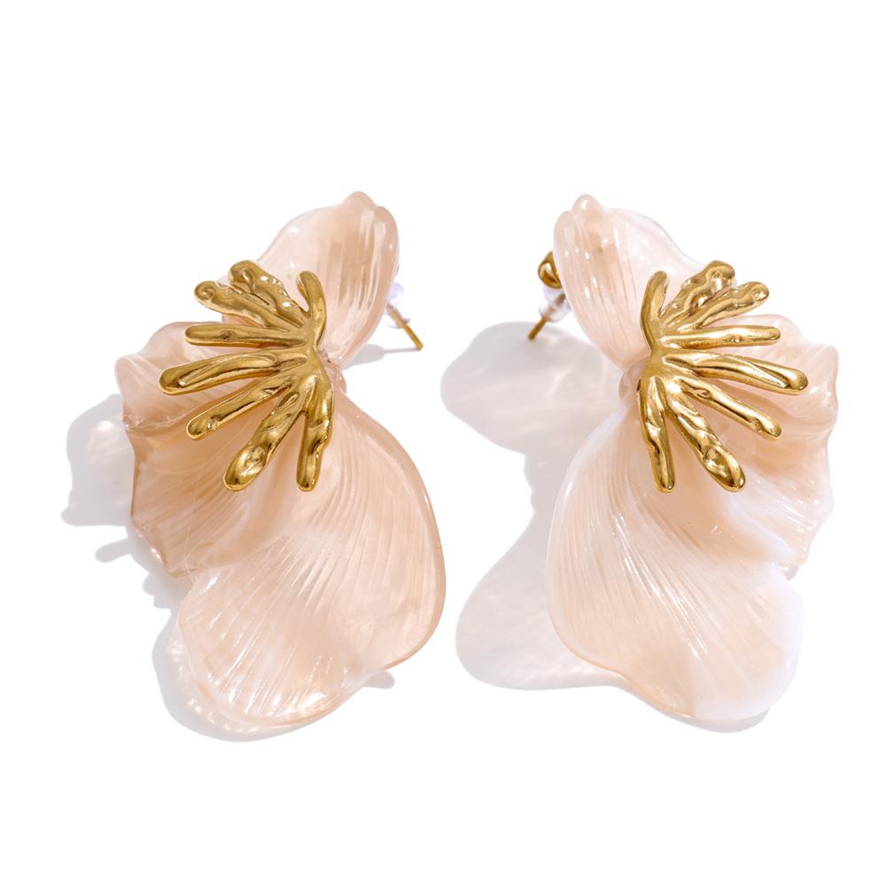 Yhpup 3 Color Stainless Steel Resin Acrylic Flower Stud Earrings 2026 New Arrivals Gold Color Popular Charming Statement Jewelry
Yhpup 3 Color Stainless Steel Resin Acrylic Flower Stud Earrings 2026 New Arrivals Gold Color Popular Charming Statement Jewelry