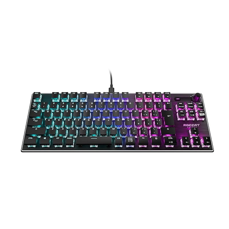 ROCCAT Vulcan TKL compact mechanical RGB USB gaming keyboard JP Japanese array model Quiet Linear (equivalent to red axis) Tenkeyless german design
ROCCAT Vulcan TKL compact mechanical RGB USB gaming keyboard JP Japanese array model Quiet Linear (equivalent to red axis) Tenkeyless german design