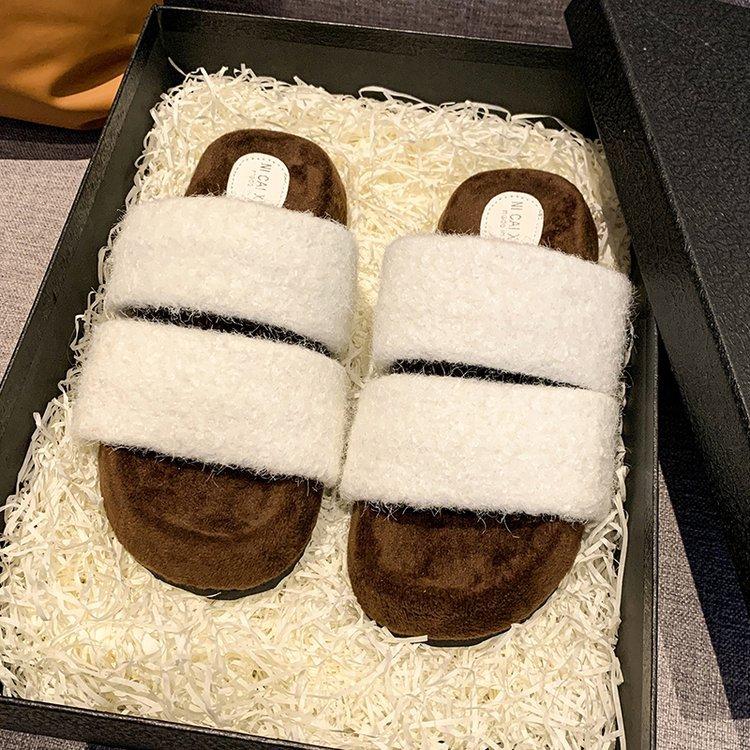 Модные высококачественные пушистые тапочки на толстой подошве для женщин 2024 года, новая верхняя одежда для осени и зимы, легкая, знаменитость из Интернета, одно слово, хлопок 35 белый
Модные высококачественные пушистые тапочки на толстой подошве для женщин 2024 года, новая верхняя одежда для осени и зимы, легкая, знаменитость из Интернета, одно слово, хлопок 35 белый